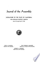 Journal of the Assembly  Legislature of the State of California
