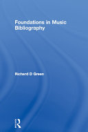 Read Pdf Foundations in Music Bibliography