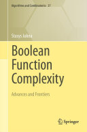 Boolean Function Complexity pdf