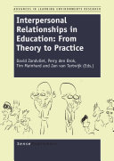 Read Pdf Interpersonal Relationships in Education: From Theory to Practice