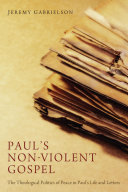 Read Pdf Paul's Non-Violent Gospel