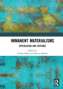 Read Pdf Immanent Materialisms