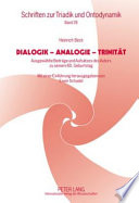 Dialogik - Analogie - Trinität