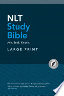 NLT Study Bible Large Print  Red Letter  Hardcover  Indexed 