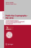 Read Pdf Public-Key Cryptography – PKC 2018
