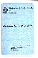Statistical Pocket Book Of The Democratic Socialist Republic Of Sri Lanka