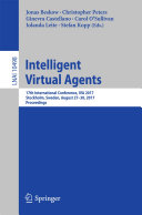 Read Pdf Intelligent Virtual Agents