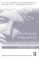 Read Pdf Reclaiming Unlived Life