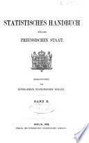 Statistisches Handbuch für den Preussischen Staat