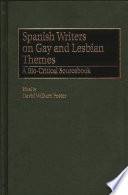 Spanish Writers On Gay And Lesbian Themes