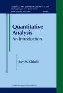 Read Pdf Quantitative Analysis