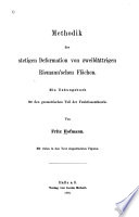 Methodik der stetigen deformation von zweiblättrigen Riemann'schen flächen