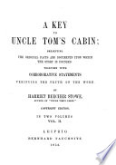 A key to Uncle Tom's cabin
