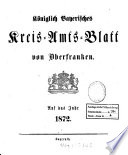 Königlich-Bayerisches Kreis-Amtsblatt von Oberfranken