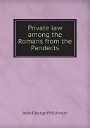 Read Pdf Private law among the Romans from the Pandects