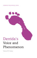 Read Pdf Derrida's Voice and Phenomenon