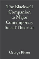 Read Pdf The Blackwell Companion to Major Contemporary Social Theorists