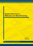Read Pdf Applied Mechanics, Materials and Manufacturing