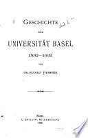 Geschichte der Universität Basel, 1532-1632