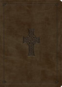 Esv Macarthur Study Bible Trutone Olive Celtic Cross Design 
