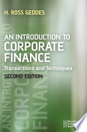 An Introduction to Corporate Finance book image