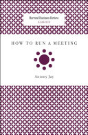 How to Run a Meeting pdf