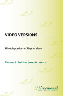 Read Pdf Video Versions: Film Adaptations of Plays on Video