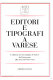 Editori e tipografi a Varese