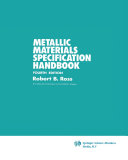 Metallic Materials Specification Handbook