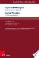 Angewandte Philosophie Eine Internationale Zeitschrift Applied Philosophy An International Journal