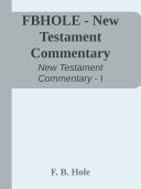 New Testament Commentary pdf