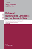 Read Pdf Rules and Rule Markup Languages for the Semantic Web