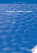 Handbook Of Medicinal Herbs