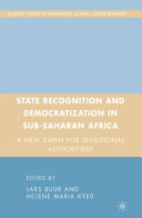 Read Pdf State Recognition and Democratization in Sub-Saharan Africa