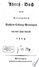 Adreß-Buch für das Herzogthum Sachsen-Coburg-Meiningen