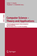 Read Pdf Computer Science – Theory and Applications