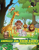 Animals And Their Babies Coloring Book For Kids
