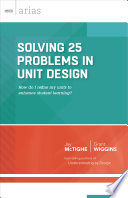 Solving 25 Problems In Unit Design