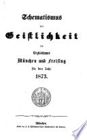 Schematismus der Erzdiözese München und Freising