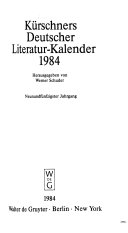 Kürschners deutscher Literatur-Kalender