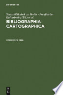 Bibliographia Cartographica: Volume 23: 1996
