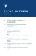 Yale Law Journal: Volume 124, Number 5 - March 2015