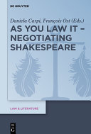 Read Pdf As You Law It - Negotiating Shakespeare