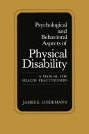Read Pdf Psychological and Behavioral Aspects of Physical Disability