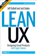 Book cover thumbnail for Lean UX by Jeff Gothelf, Josh Seiden