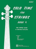 Read Pdf Solo Time for Strings: String Bass, Book 4