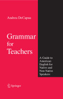 Read Pdf Grammar for Teachers
