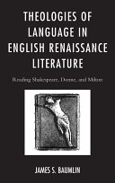 Read Pdf Theologies of Language in English Renaissance Literature