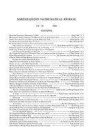 Northeastern mathematical journal