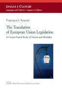 Read Pdf The Translation of European Union Legislation. A Corpus-based Study of Norms and Modality